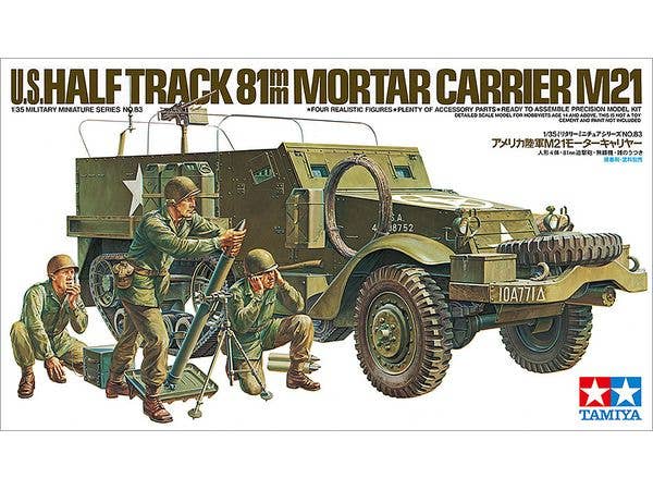 U.S. Half track 81mm Mortar Carrier M21