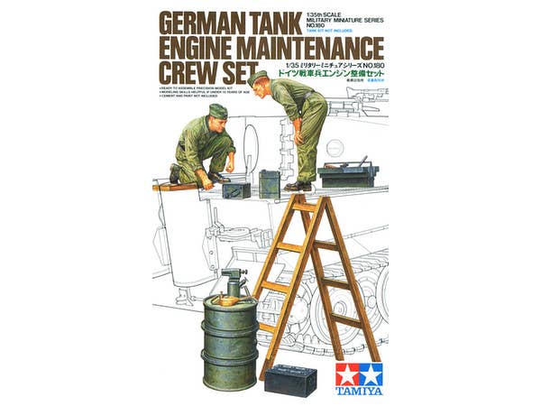 German Tank Engine Maintenance Crew Set