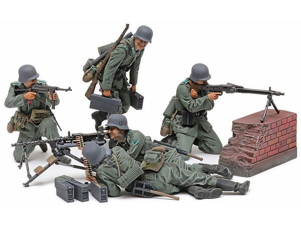 MM German Machine Gun Team Set (MID-WWII)