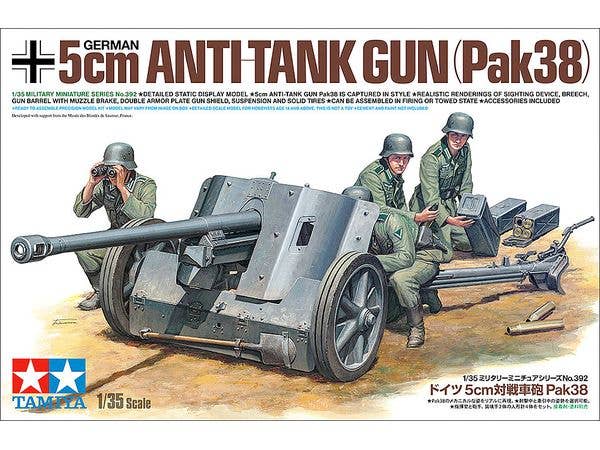 GERMAN 5cm ANTI-TANK GUN (Pak38)