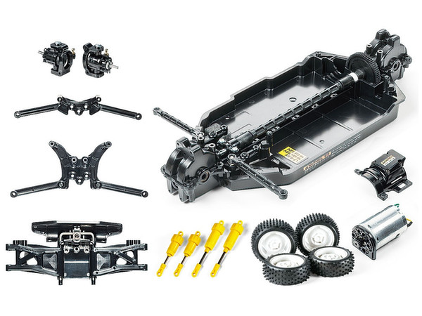 R/C 4WD High Performance Off Road Buggy First Try R/C Kit TT-02B Chassis w/Neo Scorcher Body