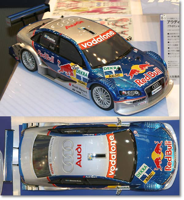 RC Audi A4 DTM '05 Finished Body (TT-01 Chassis) | HLJ.com