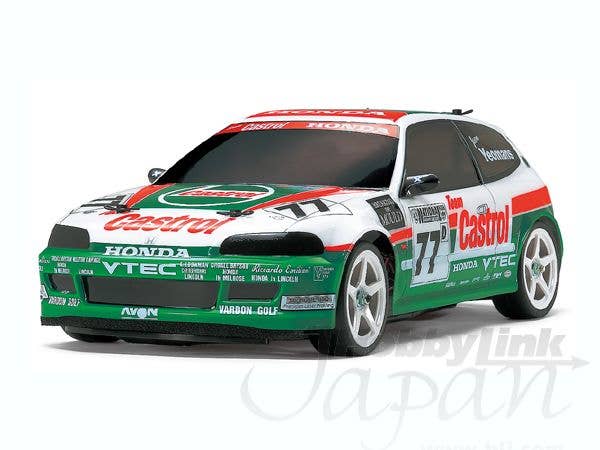 【未使用】CASTROL Honda CIVIC VTI ボディパーツセット！ Yahoo!オークション - タミヤカストロールHondaシビックVTi