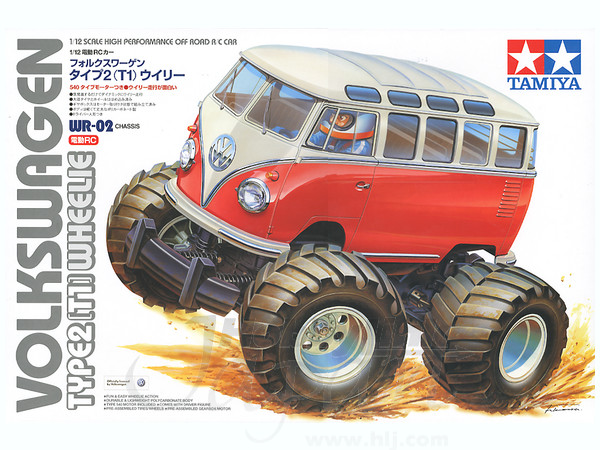 RC Volkswagen Type 2 (T1) Wheelie