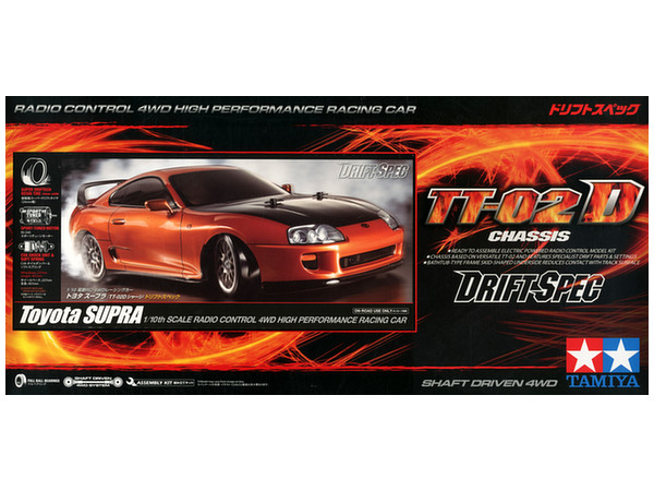 1/10 Toyota Supra TT-02D 4x4 Drift Spec Kit