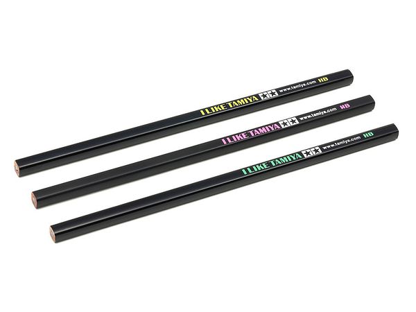 Tamiya Pencils (Square, 3pcs.)