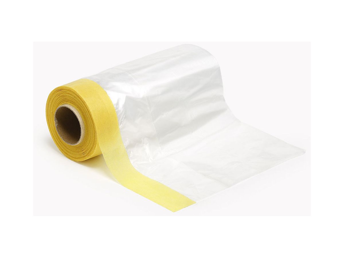 Masking Tape w/Plastic Sheeting 150mm