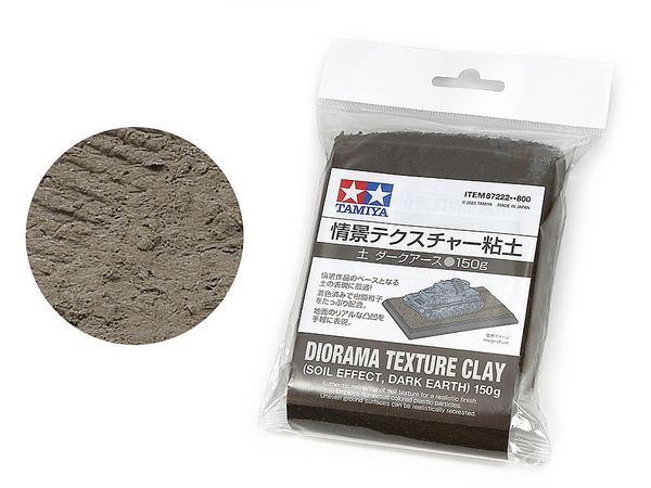 Diorama Texture Clay (Soil Effect, Dark Earth) 150g