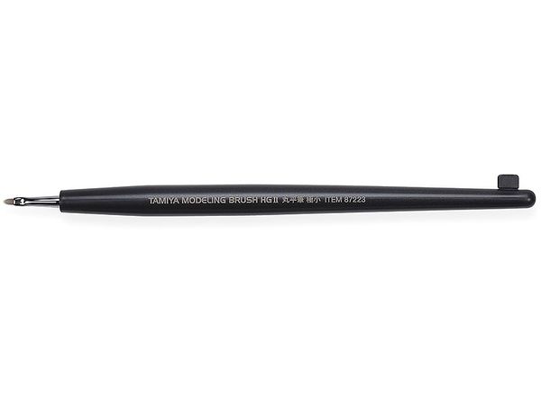 Tamiya Modeling Brush HG II Rounded Flat Brush (Extra Small)