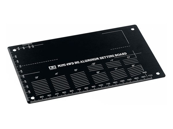 Mini 4WD HG Aluminum Setting Board (Black)