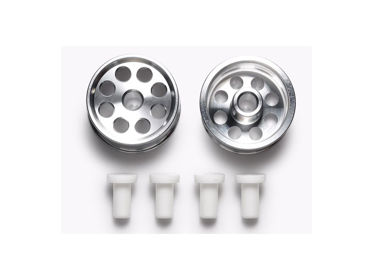 Mini 4WD HG Aluminum Reversible Wheels for Low Profile Tires (2pcs)