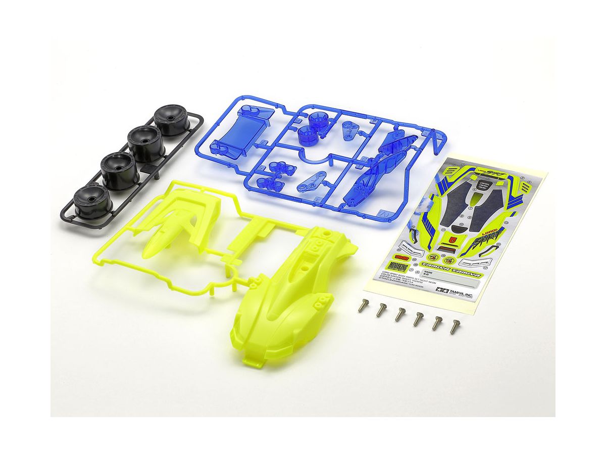 Lord Spirit Body Parts Set Night Neon Color Edition (Mini 4WD Special Project)