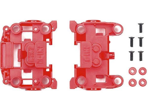 Bumperless N-03/T-03 Units (Red) [Mini 4WD Special Project]