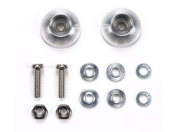 HG 11mm Aluminum Ball-Race Rollers (Bowl Type) [Mini 4WD Special Project]