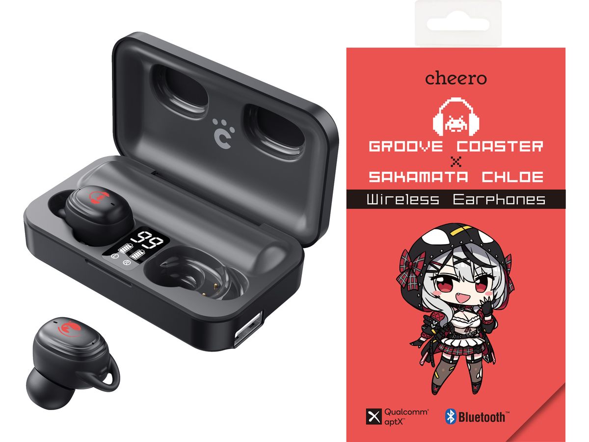 GROOVE COASTER x SAKAMATA CHLOE Wireless Earphones