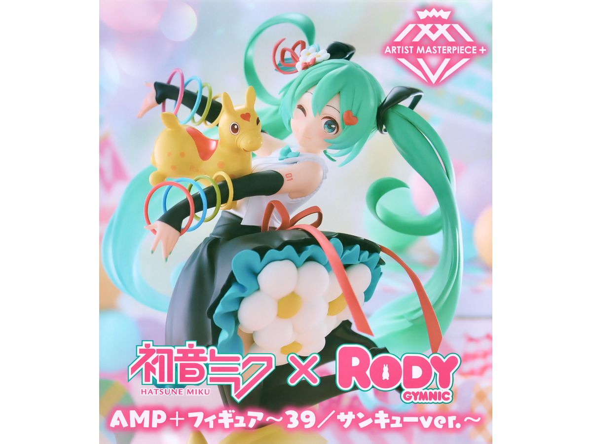 Hatsune Miku x Rody AMP+ Figure -39/Thank you ver.-