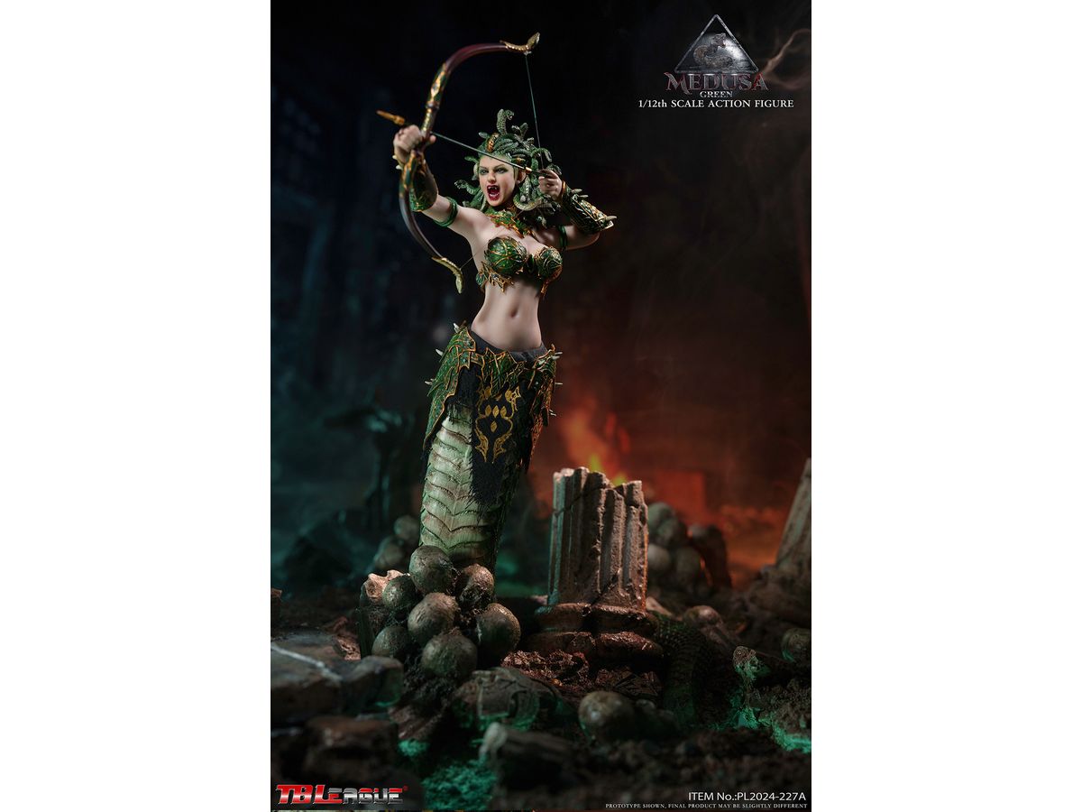 TB League Action Figure Medusa Green Snake Tail Ver.
