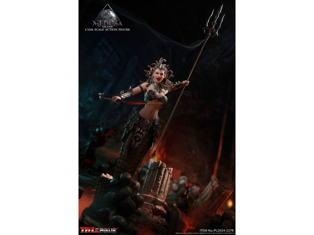 TB League Action Figure Medusa Silver Snake Tail Ver.