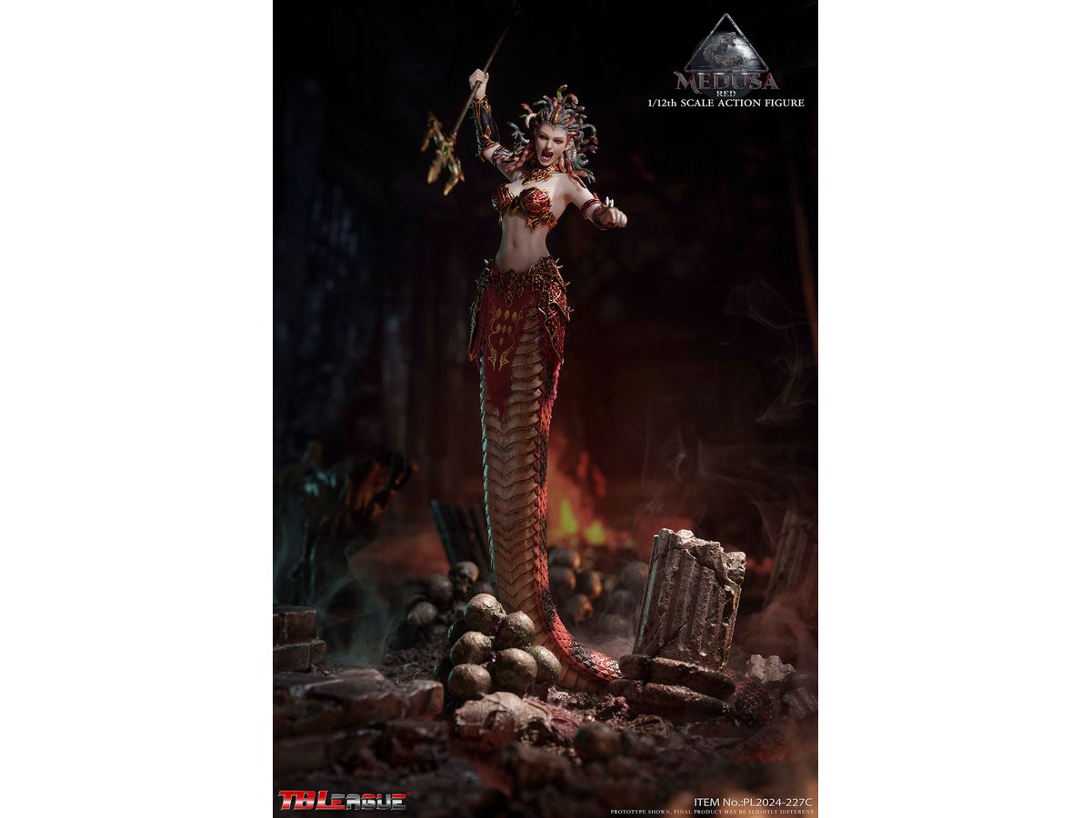 TB League Action Figure Medusa Red Snake Tail Ver.