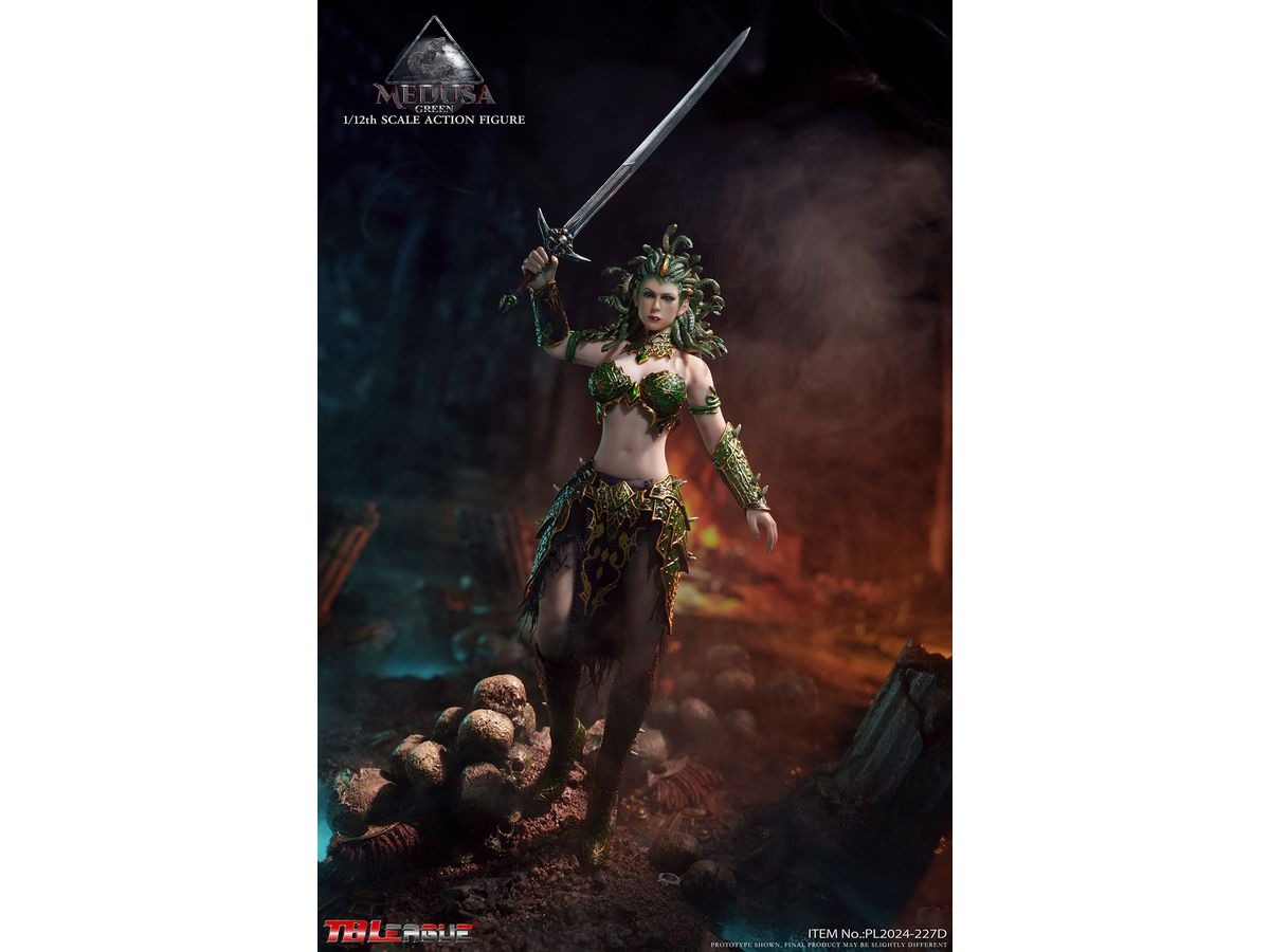 TB League Action Figure Medusa Green Regular Ver.