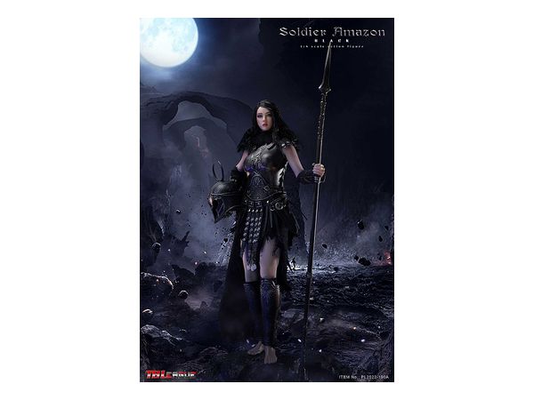 Amazon Female Soldier A Black Armor