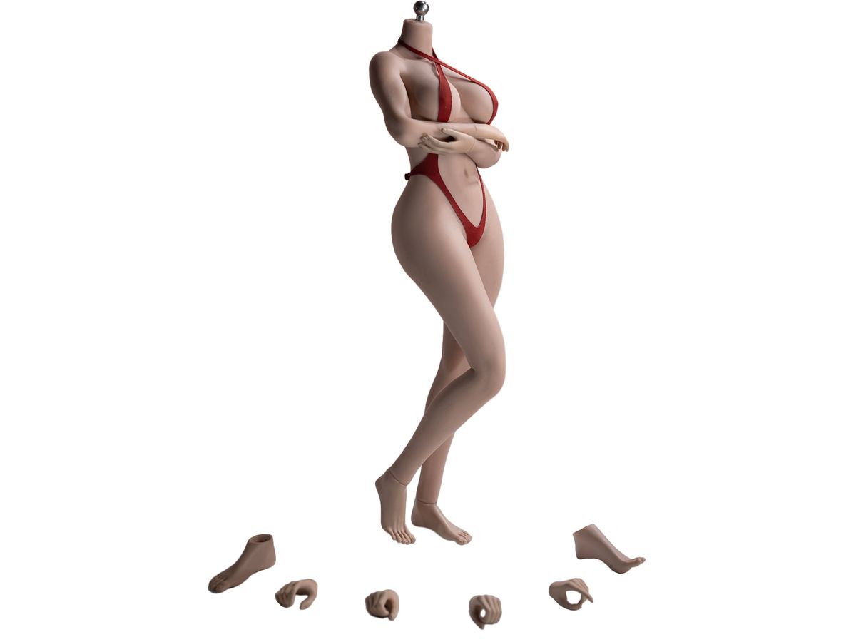 Super Flexible Female Seamless Body Suntan Large Bust S53A