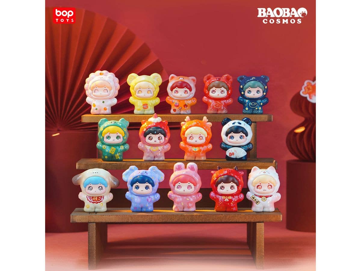 Baobao Happy New Year Series Trading Figures 1Box 12pcs