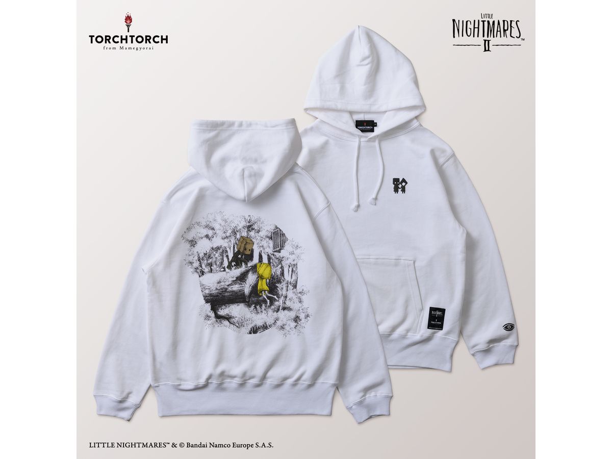 Little Nightmares 2 x TORCH TORCH / Mono and Six Hoodies White L