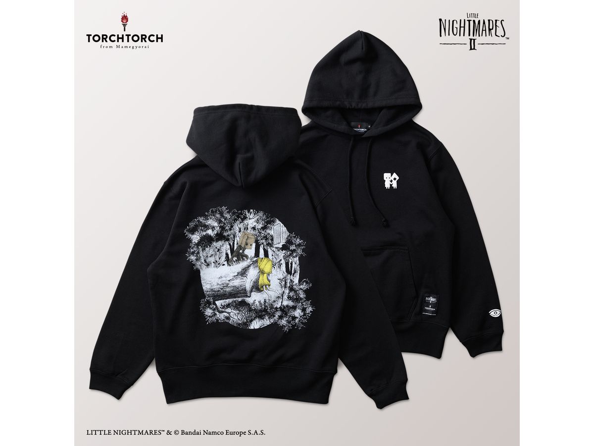 Little Nightmares 2 x TORCH TORCH / Mono and Six Hoodies Black XXL