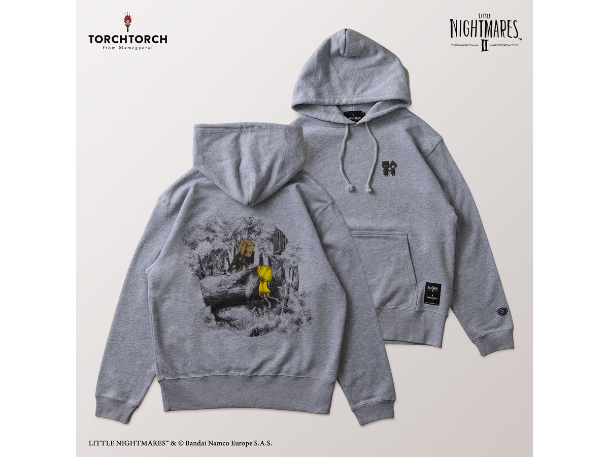Little Nightmares 2 x TORCH TORCH / Mono and Six Hoodies Heather Gray XXL
