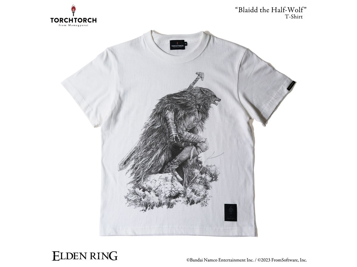 ELDEN RING x TORCH TORCH / Blaidd the Half-Wolf T-shirt Vanilla White XXL