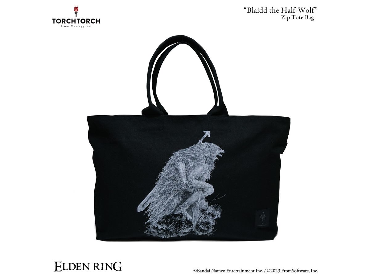 ELDEN RING x TORCH TORCH / Blaidd the Half-Wolf Zip Tote Black