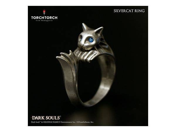 Dark Souls x TORCH TORCH / Ring Collection: Silvercat Ring Men's model No. 21