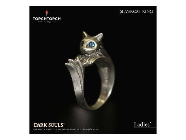 Dark Souls x TORCH TORCH / Ring Collection: Silvercat Ring Ladies Model No. 9