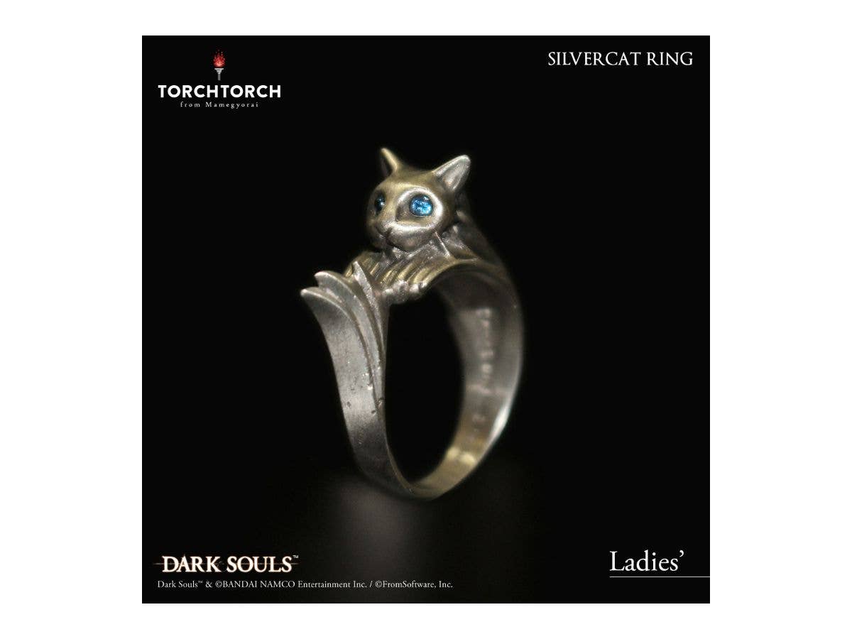 Dark Souls x TORCH TORCH / Ring Collection: Silvercat Ring Ladies Model No. 13