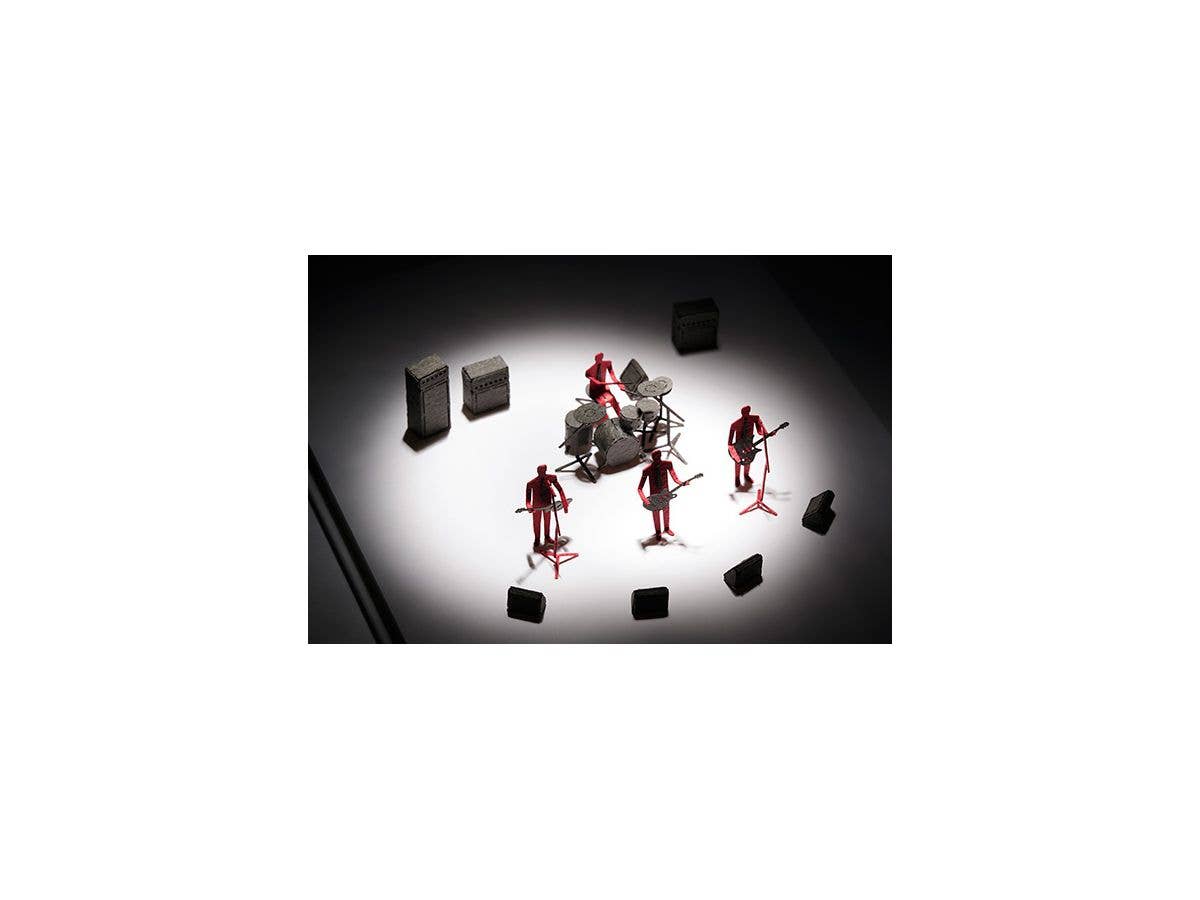 Architectural Model Accessories Series Set No.37 Rock Star Ed. Red x Dark Gray