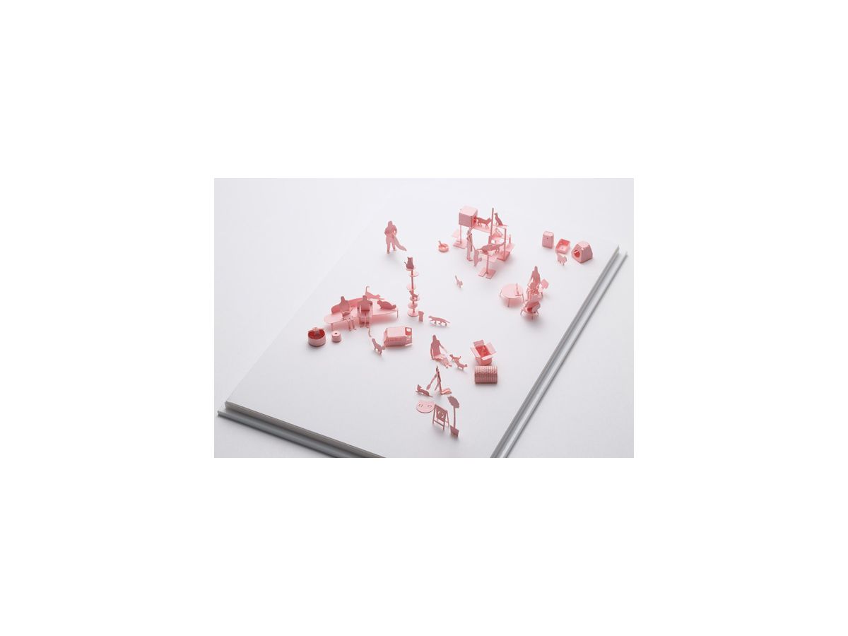 Architectural Model Accessories Series Set No.65 Cat Cafe Ed. Pink