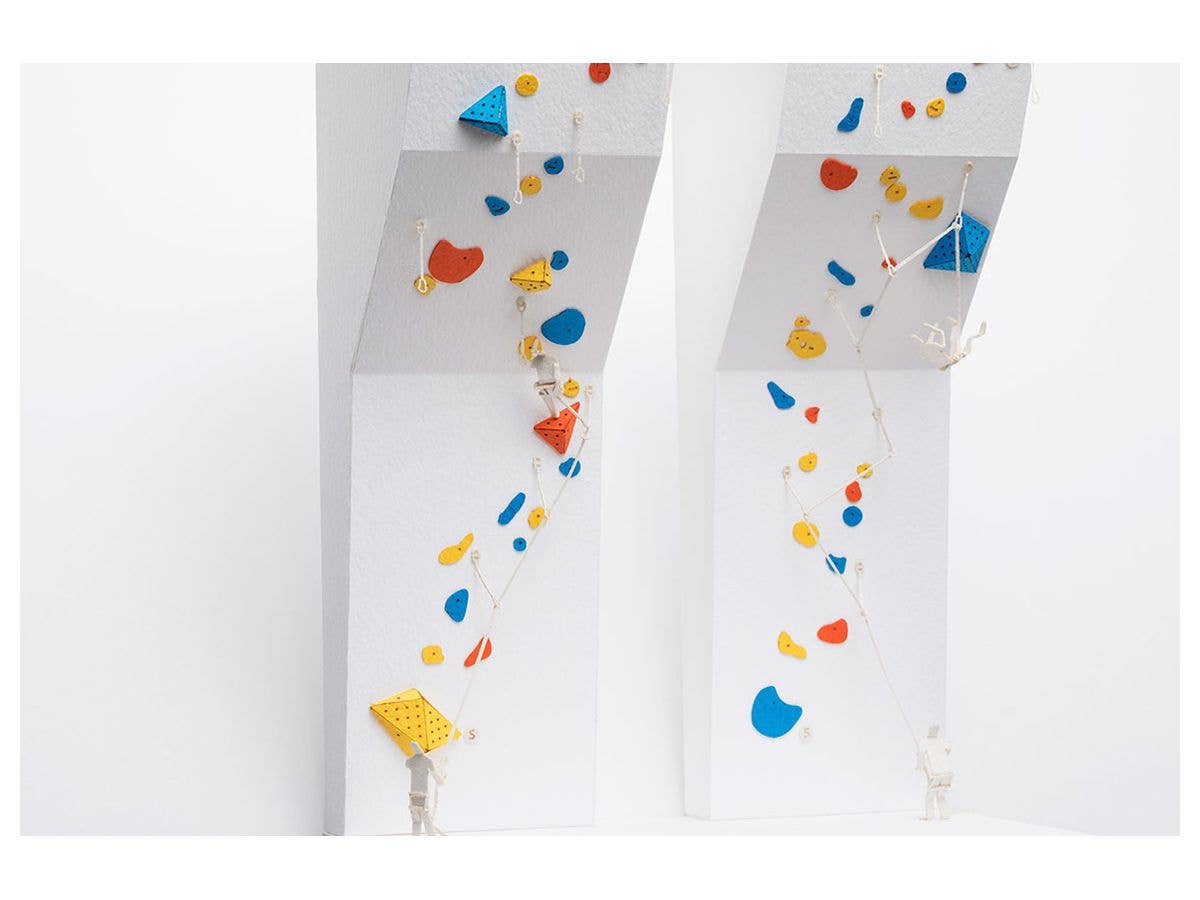 Architectural Model Accessories Series Set No.75 Sports Climbing Ed. Blue x Yellow x Red x Light Gray