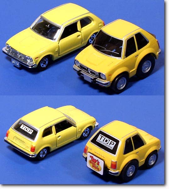 Choro Q & Tomica Honda Civic 1200RS