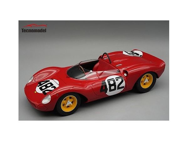 Ferrari 206 Dino SP Cesana Sestriere 1965 Winner #482 Scuderia SEFAC L. Scarfiotti