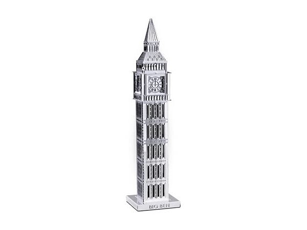 Metallic Nano Puzzle: Big Ben W120 x H170 x D2mm