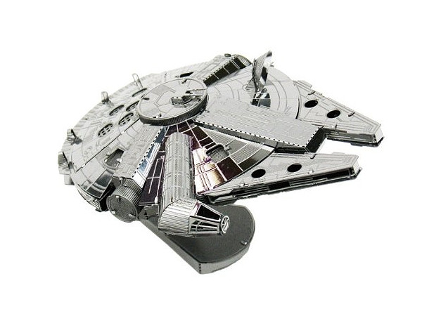 Metallic Nano Puzzle: Millennium Falcon