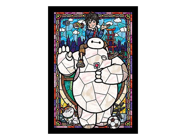 Stained Art Jigsaw Puzzle: Big Hero 6 Stained Glass Gyutto Size 266pcs (18.2cm x 25.7cm)