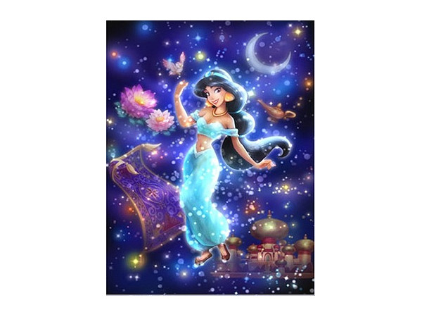 Stained art jigsaw: I Wish for Liberty (Jasmine) 266pcs (18.2 x 25.7cm)