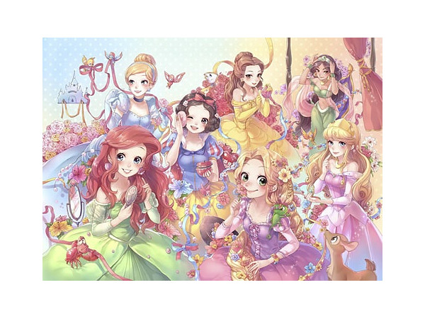 Disney: Purely Disney Princess 500pcs (35cm x 49cm)