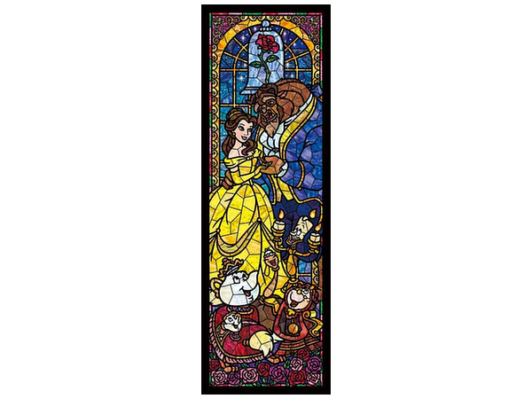 Love Stained Glass Beauty and The Beast Jigsaw Puzzle 300 Pieces [D300-717]