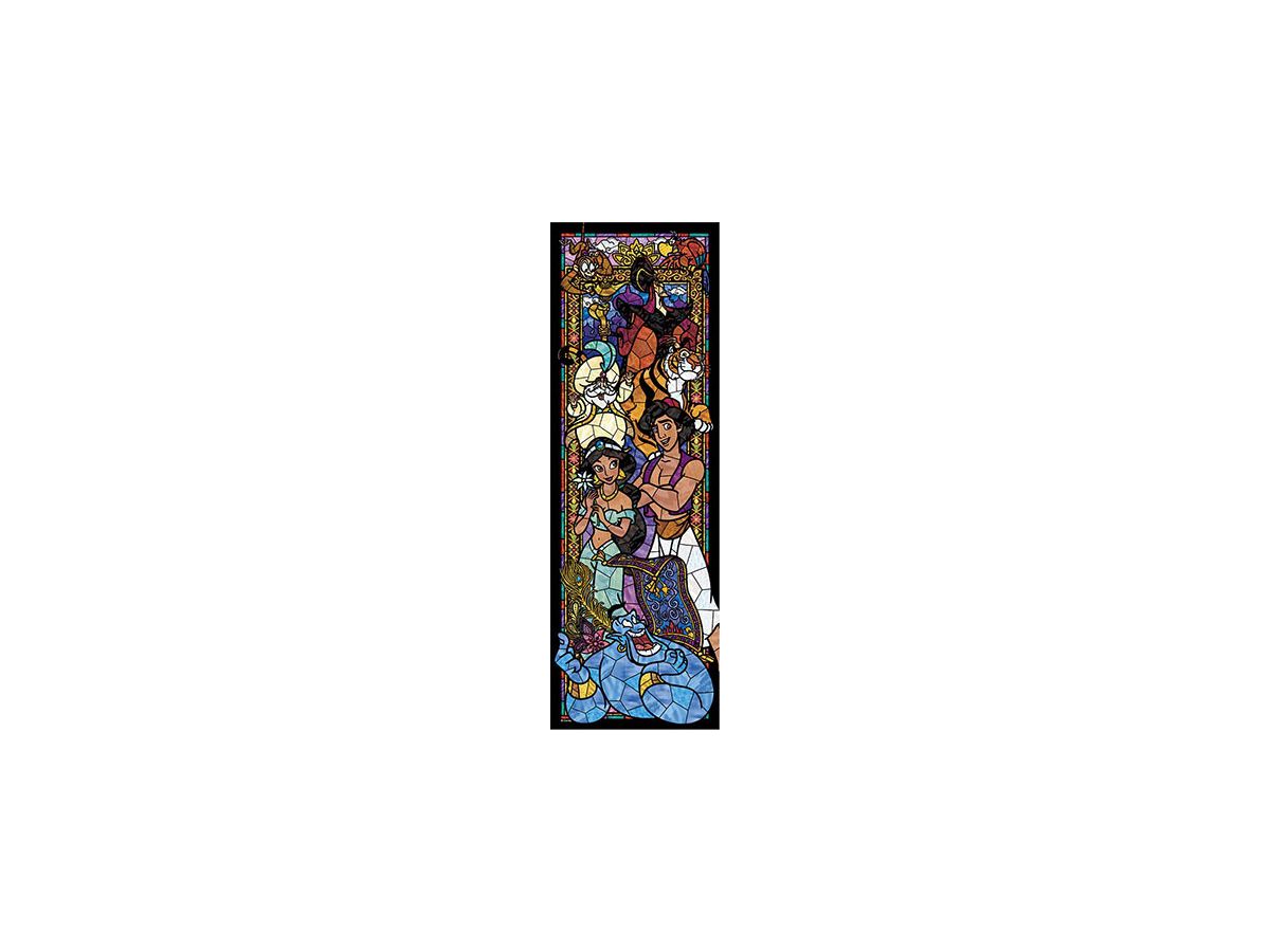 Stained Art Jigsaw Puzzle: Disney Aladdin Stained Glass (Aladdin) 456pcs 18.5 x 55.5cm