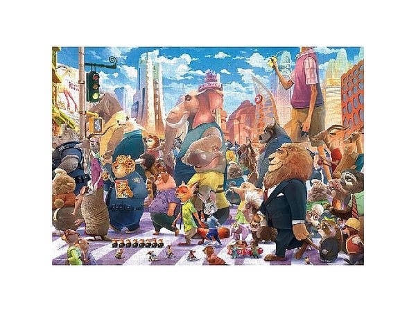 Jigsaw Puzzle Crosswalk (Zootopia 2) 1000pcs (51 x 73.5cm)