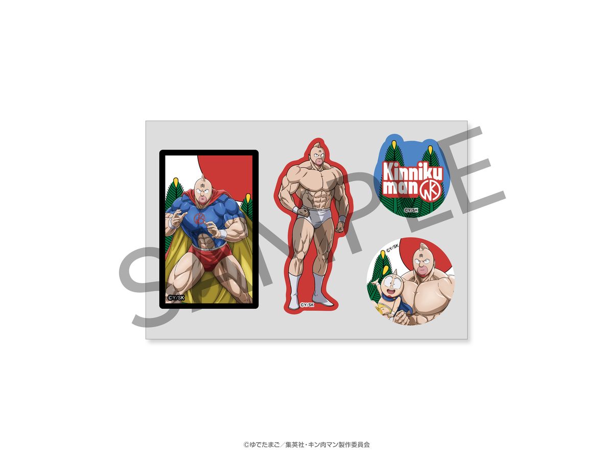 Kinnikuman Hanafuda Multi Sticker KinnikuMan