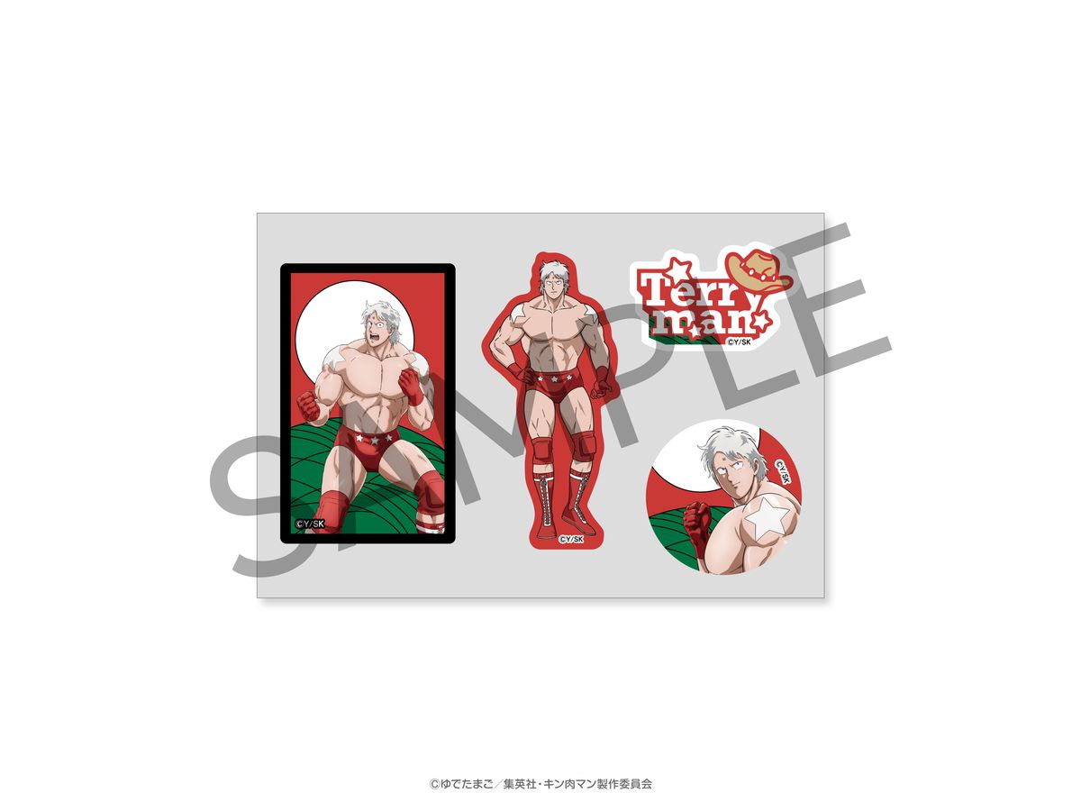Kinnikuman Hanafuda Multi Sticker TerryMan